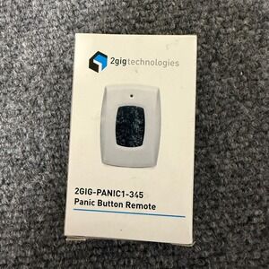 2GIG PANIC1 345 Panic Button Remote Alarm Wireless Water Resistant 5 Sec Lockout